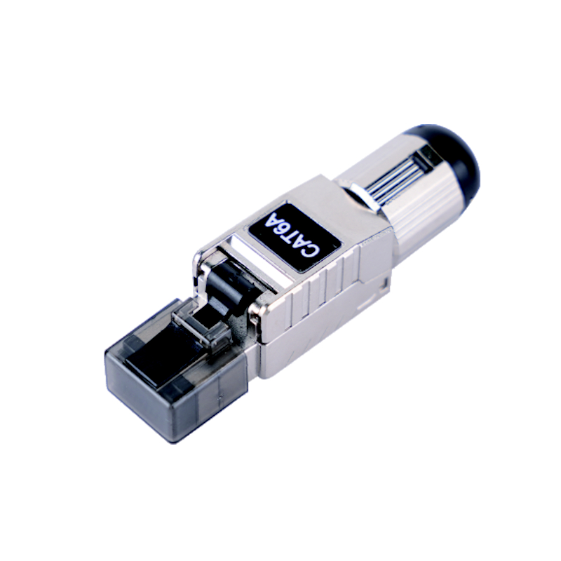 CAT6A / 7 Male Connector Tool Less STP Plug